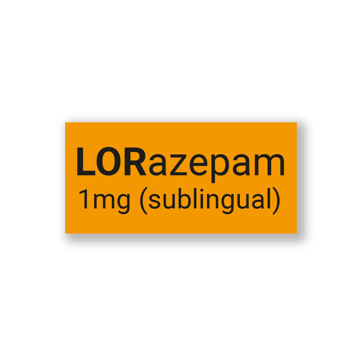 STAVANGER® MEDITAGS: Benzodiazepine