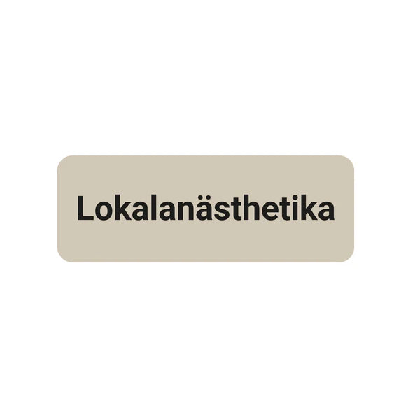 MEDITAGS: Lokalanästhetika