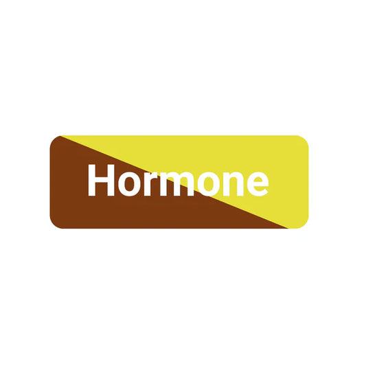 MEDITAGS: Hormone (braun-beige)