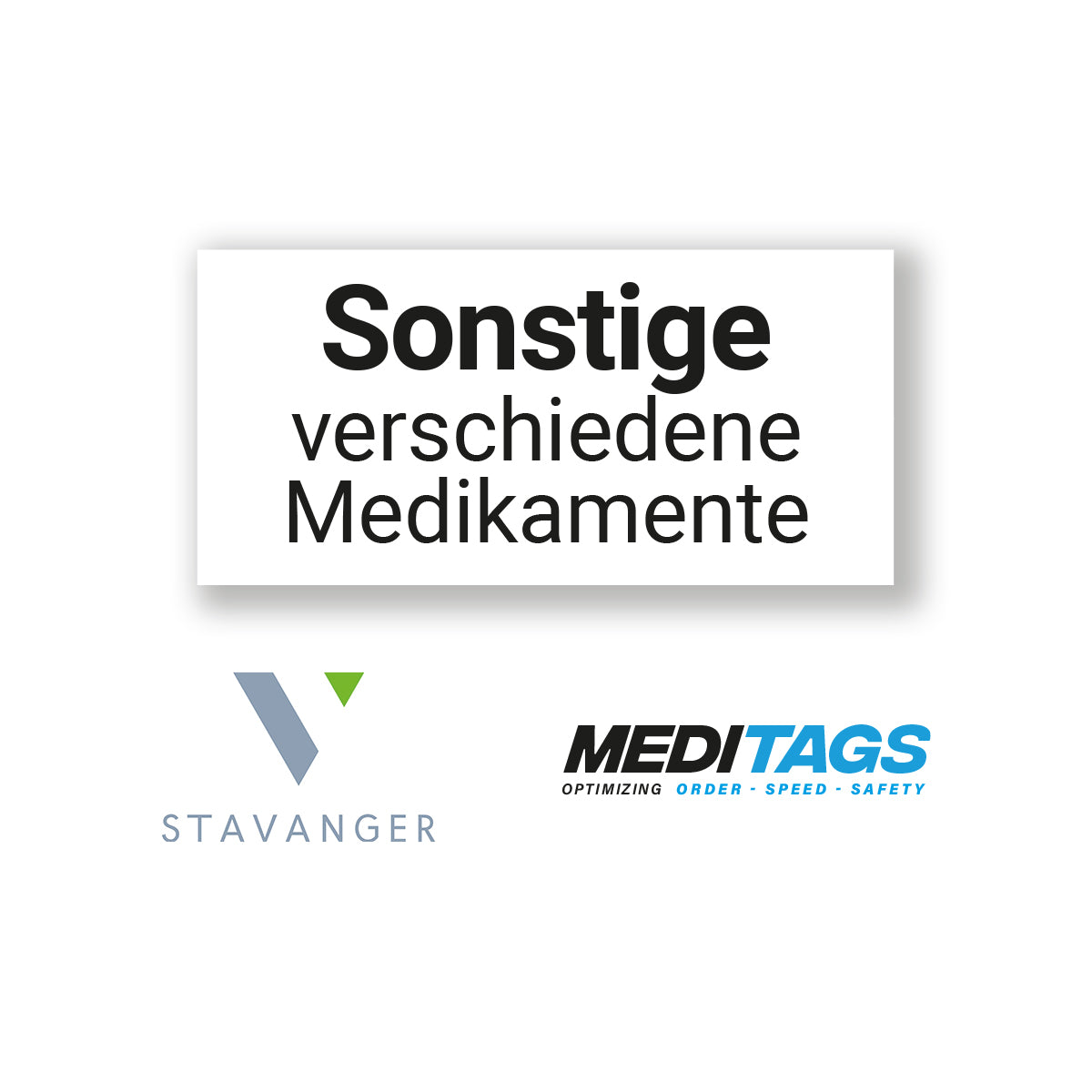 STAVANGER® MEDITAGS: sonstige / verschiedene Medikamente