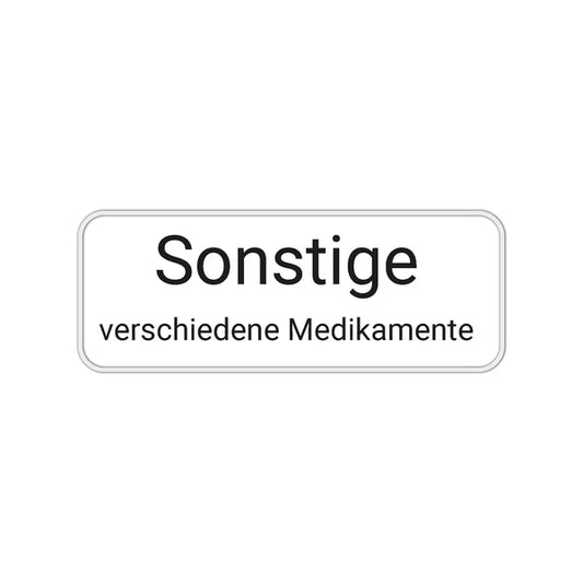 MEDITAGS: sonstige / verschiedene Medikamente