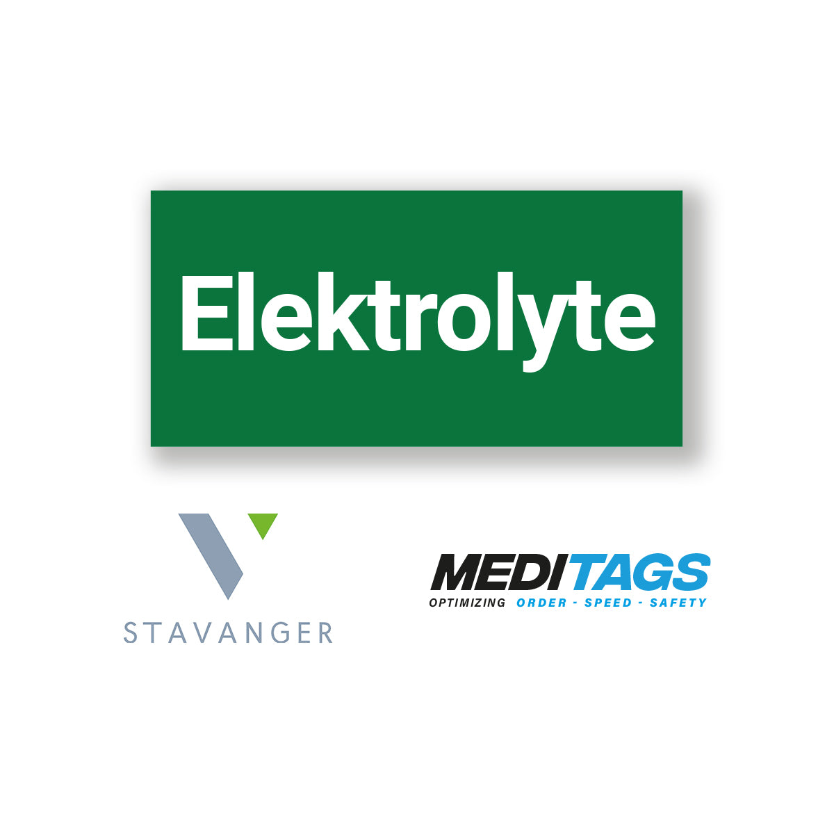 STAVANGER® MEDITAGS: Elektrolyte (grün)